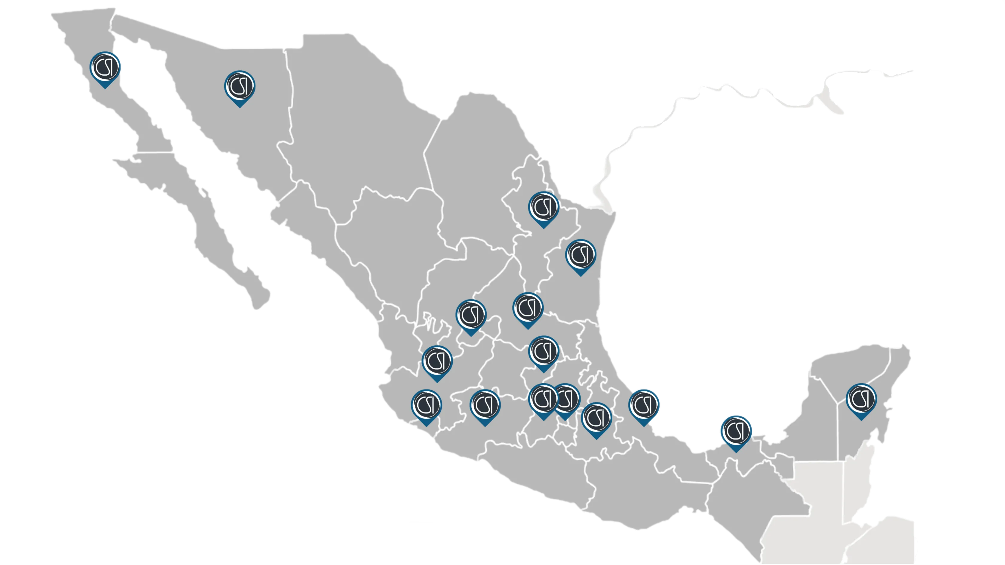 Mapa de Cobertura en la republica