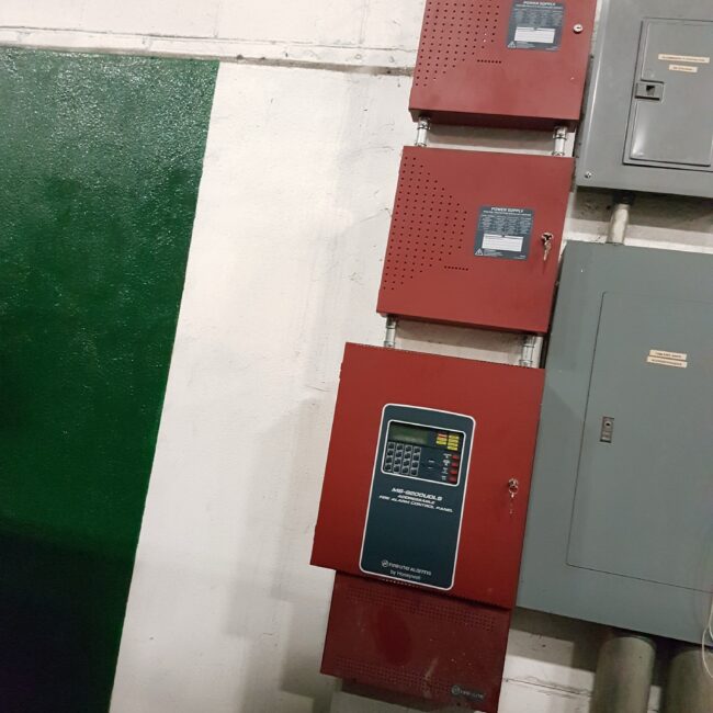 sistema de detección de incendios industrial